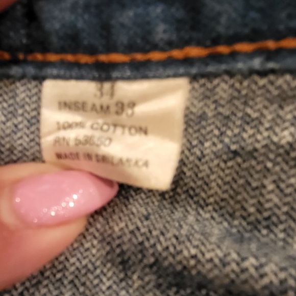 Vintage retro Sisons jeans size 34x33 - Picture 7 of 7